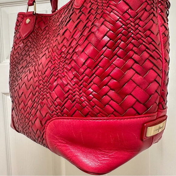 Cole Haan Optical Weave Leather Large Tote - Picture 9 of 15